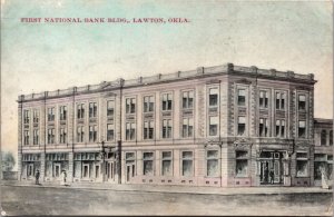 Postcard First National Bank Building in Lawton, Oklahoma