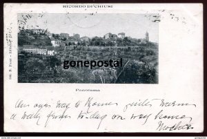 dc1409 - ITALY Chiusi 1904 Panorama by Fusi