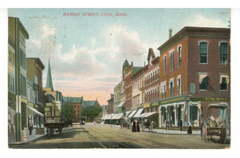 MA - Lynn. Market Street circa 1910