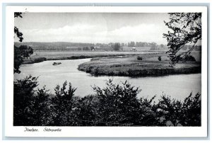 1957 Itzehoe Storm Part Boat Sailing Schleswig-Holstein Germany Postcard