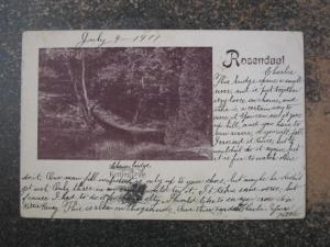 ROSENDAAL KETTINGBRUG NETHERLANDS c1901 Postcard