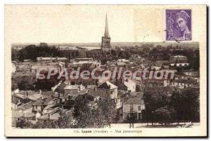 Old Postcard Lucon Panoramic