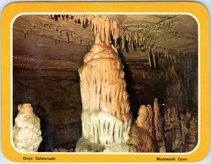 c1970s Mammoth Cave KY Onyx Colonnade Stalagmites Stalactite Chrome Cavern PC 8O