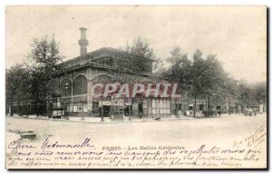 Old Postcard Paris Les Halles Centrales
