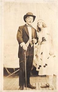 Drag Vaudeville? Cross-Dressing Gay Interest RPPC c1920s Vintage Postcard