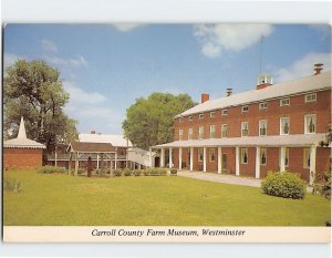 Postcard Carroll County Farm Museum, Westminster, Maryland