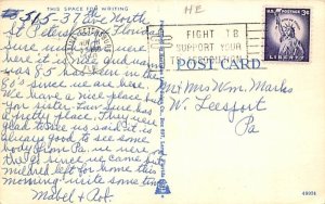 Tides Hotel and Bath Club as Seen From Airliner St Petersburg, Florida