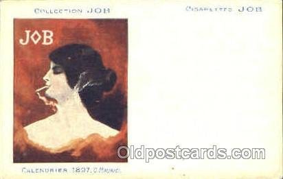 Artist G. Maurice Collection Job Cigarette Advertising Unused very light crea...