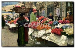 Old Postcard The Nice Marche aux Fleurs