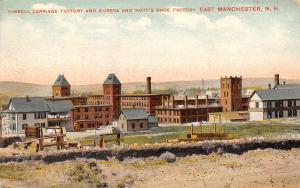 East Manchester New Hampshire~Kimbell Carriage Factory~Eureka & Hoyt Shoe~1908 