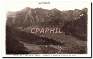 Old Postcard Le Mont Dore Valley of the Dordogne and Chaine du Sancy