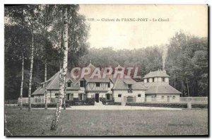 Old Postcard Chateau Franc Port The Dogs kennel