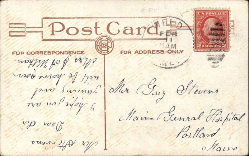 Antique Postcard American Flag PATRIOTIC Old Glory