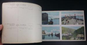 Vintage Renshaw Postcard Album of 40 Views of Manxland, Isle of Man 