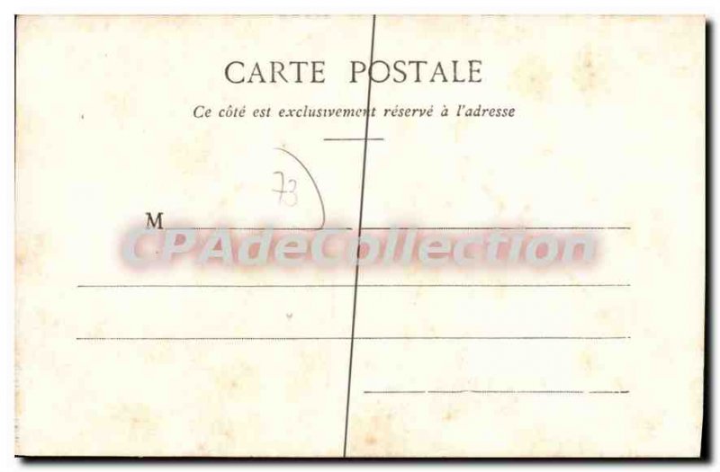 Postcard Old Lake Bourget and Mountain Cat