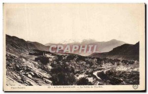 Old Postcard Moroccan Atlas La Valle Tin Mel Morocco
