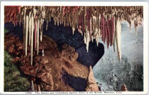 Shafts and Cathedrals Spires Cave of the Winds Manitou Colorado Postcard