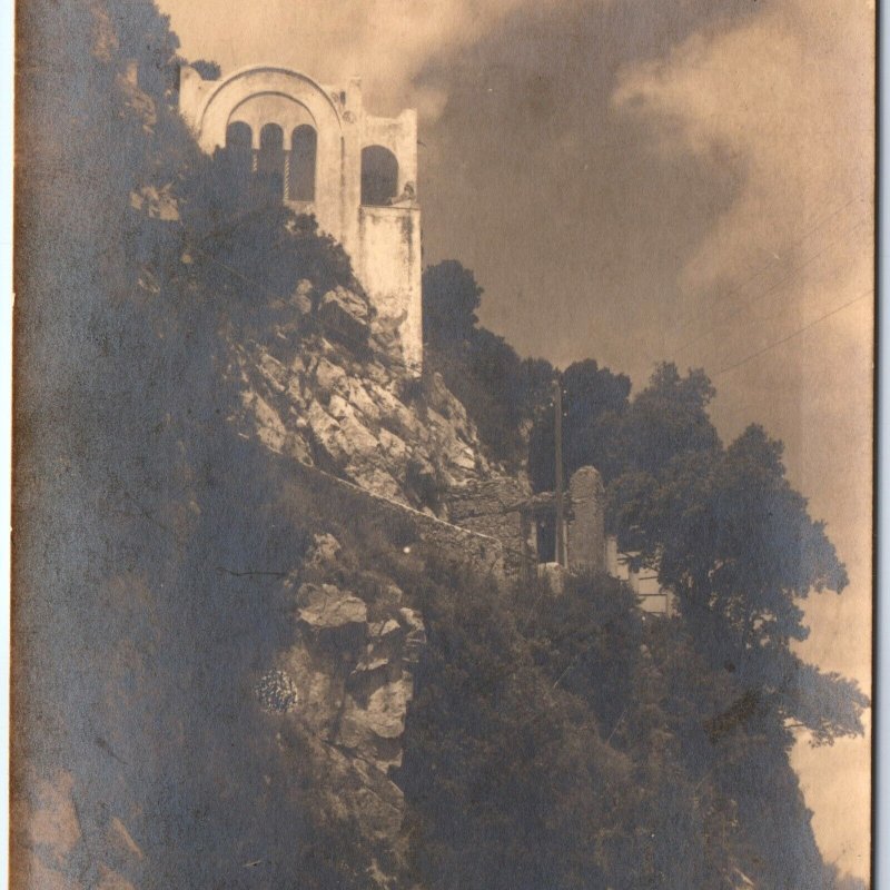 c1950s Anacapri, Italy Capri Villa San Michele RPPC RARE Photo Axel Munthe A149