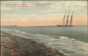 Shipwreck Ship Wreck Schooner Harry Knowlton After Sinking Steamer Larchmont