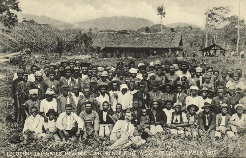 cameroon, D.W.A., LOLODORF, Delegates to Bible Conference Elat (1910s) Mission ?