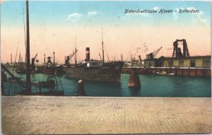 Netherlands Rotterdam Katendrechtse Haven Vintage Postcard 04.09