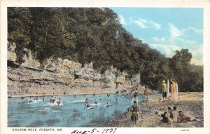 J39/ Forsyth Missouri Postcard c1910 Shadow Rock Swimming Area 174