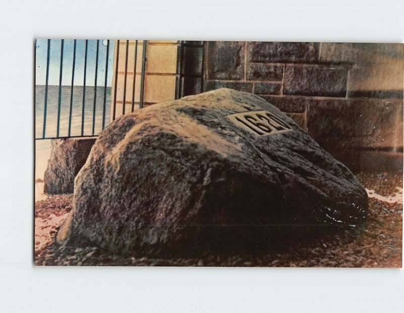 Postcard Plymouth Rock, Plymouth, Massachusetts