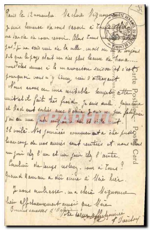 Old Postcard Paris Invalid s adorn the Seventh Army flag