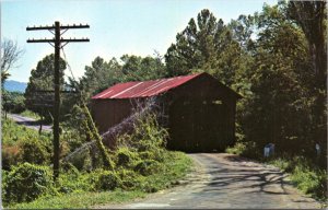 Sandy Creek Covered Bridge near Hillsboro Missouri postcard