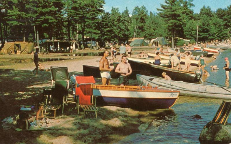 ME - Naples. Sebago Lake State Park Campsite