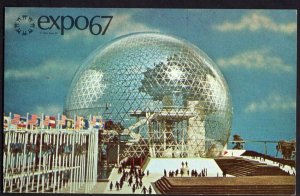 Canada expo67 MONTREAL The Pavilion of the United States Chrome