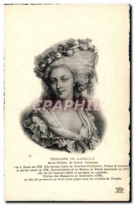 Old Postcard Princess Lamballe