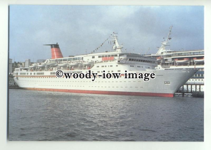 LN0186 - Cunard Liner - Cunard Countess , built 1976 - postcard