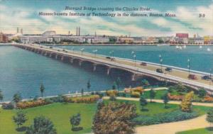 Massachusetts Boston Harvard Bridge Crossing Charles River