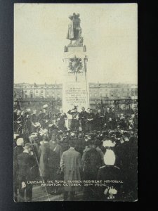 BRIGHTON Unveiling THE ROYAL SUSSEX REGIMENT MEMORIAL c1904 PC by R. Tuck 1434