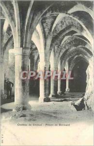 Old Postcard Chillon Castle Prison Benivard