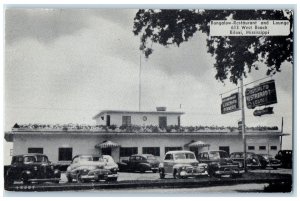 c1950's Bungalow Restaurant & Lounge Classic Cars Biloxi Mississippi MS Postcard