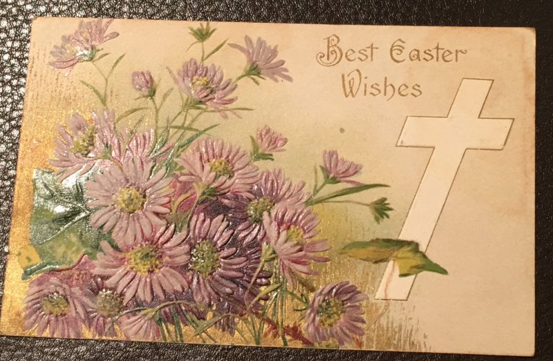 Song of Easter vintage Postcard 1900’s with stamp