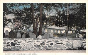 Old Burying Ground Concord, Massachusetts