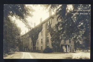 RPPC YELLOW SPTINGS OHIO ANTIOCH COLLEGE GIRLS DORMITORY REAL PHOTO POSTCARD