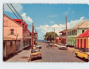 Postcard Rue de Gourbeyre, French Saint Martin