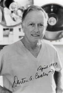 Denton Cooley First American Heart Implant Signed Autograph Photo