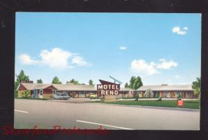 EL RENO OKLAHOMA ROUTE 66 MOTEL RENO VINTAGE ADVERTISING POSTCARD