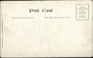 Hedgesville WV Public School Bldg c1910 Postcard