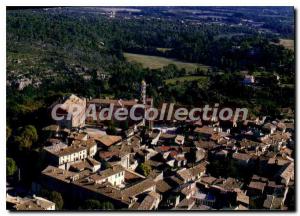 Postcard Modern Uzes Panoramic View Of The Cathedral