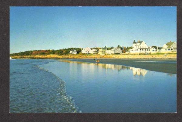 ME View Breakers Cottages Camps Higgins Beach Scarborough Maine Postcard