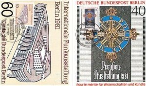 Berlin International Post Office Mail Exhibition First Day Cover Stamp Postcard