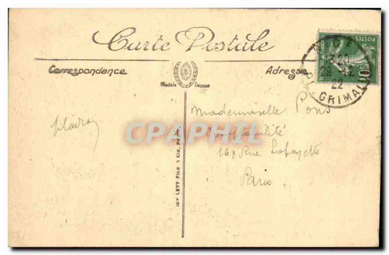 Postcard Old Nice Gardens