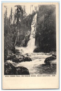 1922 Mill Creek Fall On Rogue River Near Medford Oregon OR, Waterfalls Postcard