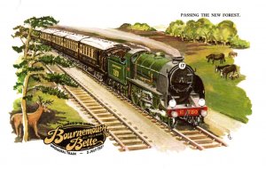 Bornemouth Belle Inaugural Train,Passing the New Forest,UK